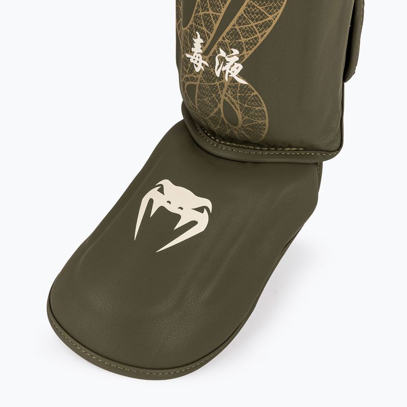 Blauzdų ir pėdų apsaugos Venum Serpenti khaki/bronze/ivory 5