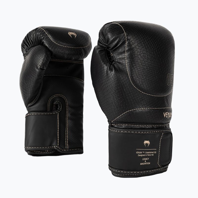 Bokso pirštinės Venum Impact Evo Scales Boxing black 3