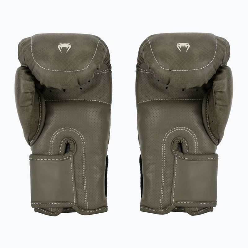 Bokso pirštinės Venum Impact Evo Scales Boxing army green 3
