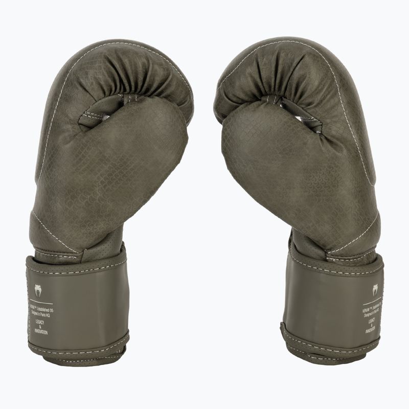 Bokso pirštinės Venum Impact Evo Scales Boxing army green 4