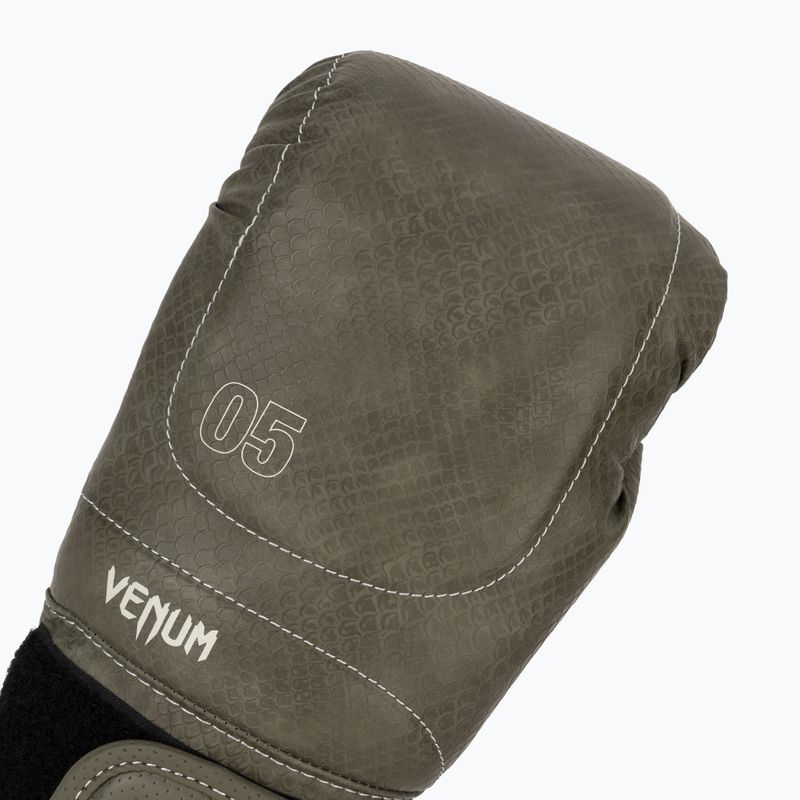 Bokso pirštinės Venum Impact Evo Scales Boxing army green 5