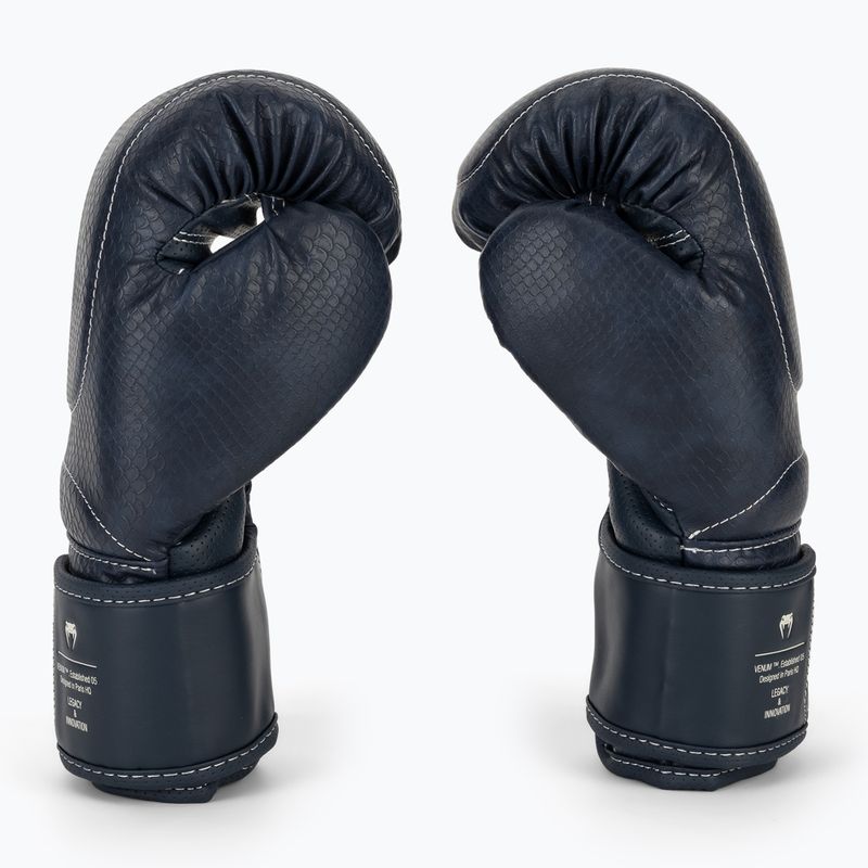 Bokso pirštinės Venum Impact Evo Scales Boxing midnight blue 4