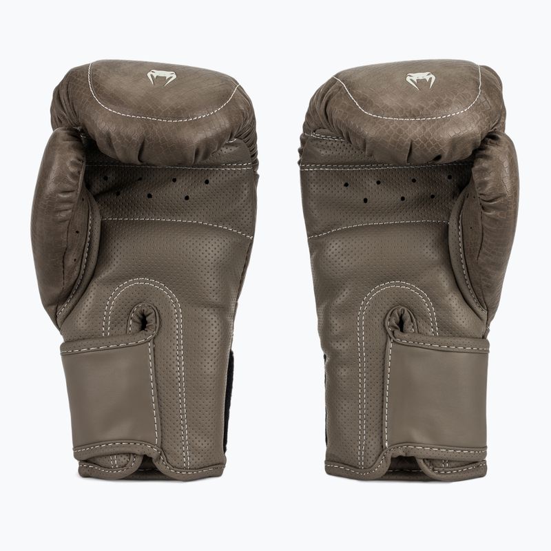 Bokso pirštinės Venum Impact Evo Scales Boxing brown 3