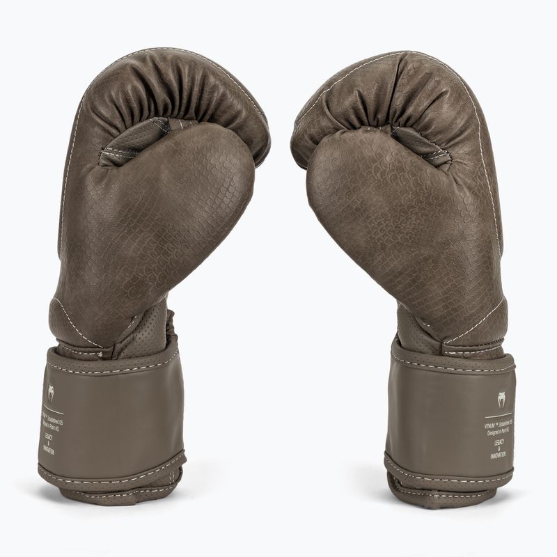 Bokso pirštinės Venum Impact Evo Scales Boxing brown 4