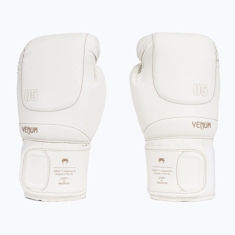 Bokso pirštinės Venum Impact Evo Scales Boxing ivory 2