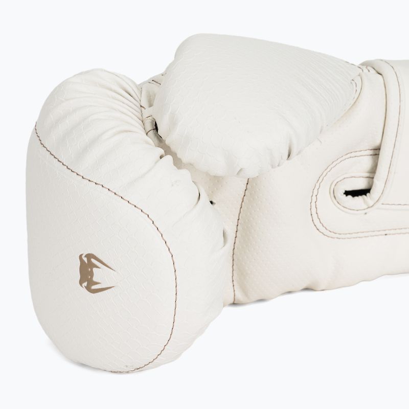 Bokso pirštinės Venum Impact Evo Scales Boxing ivory 5