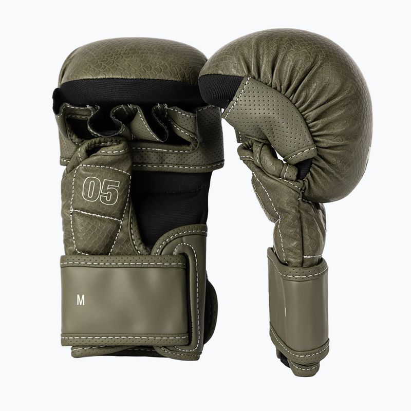 MMA sparingo pirštinės Venum Impact Evo Scales MMA army green 2