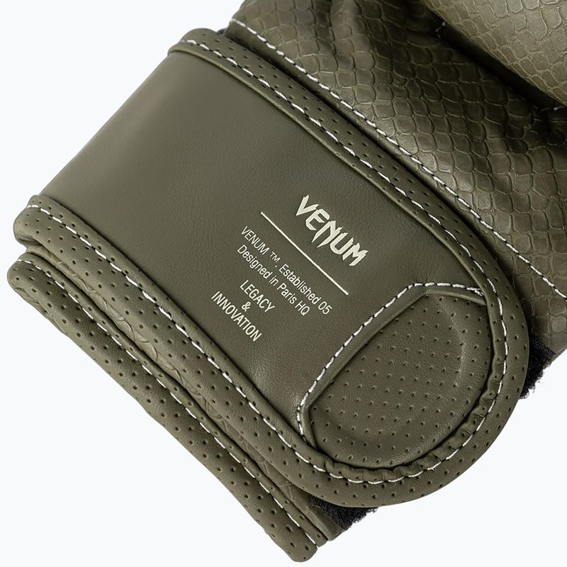 MMA sparingo pirštinės Venum Impact Evo Scales MMA army green 5
