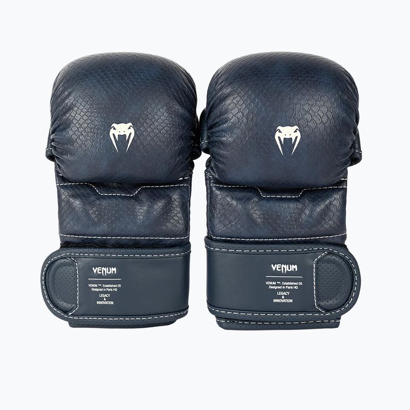 MMA sparingo pirštinės Venum Impact Evo Scales MMA midnight blue