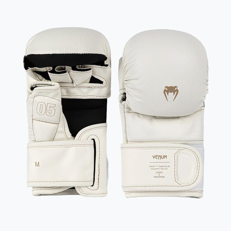 Sparingo MMA pirštinės Venum Impact Evo Scales MMA ivory 2