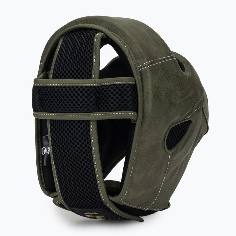 Bokso šalmas Venum Impact Evo Scales Headgear army green 6