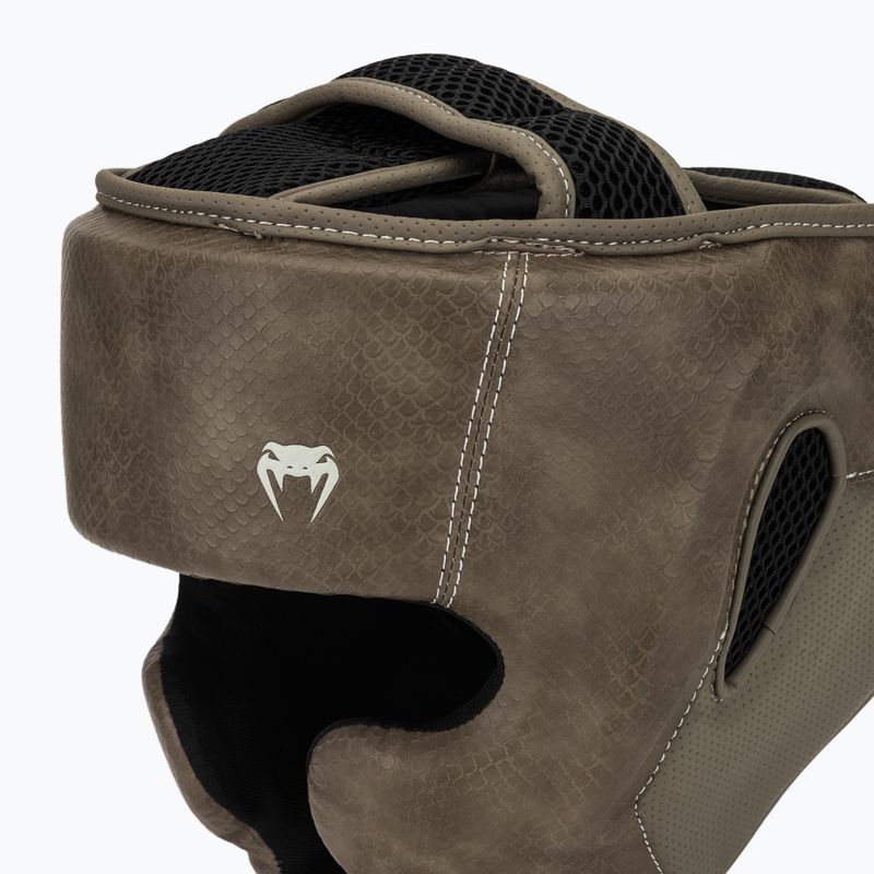 Bokso šalmas Venum Impact Evo Scales Headgear brown 4