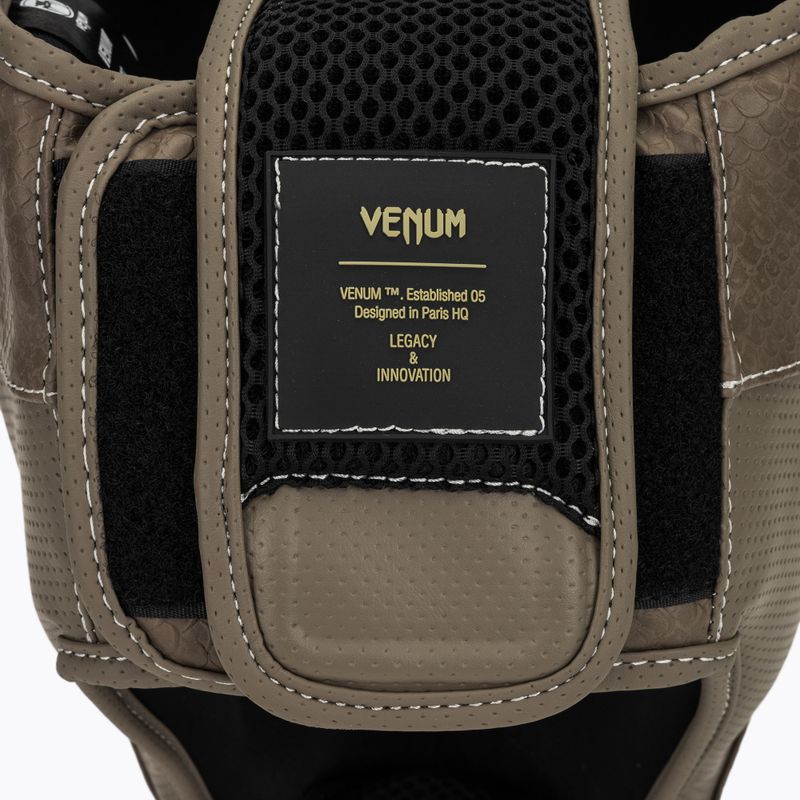 Bokso šalmas Venum Impact Evo Scales Headgear brown 5