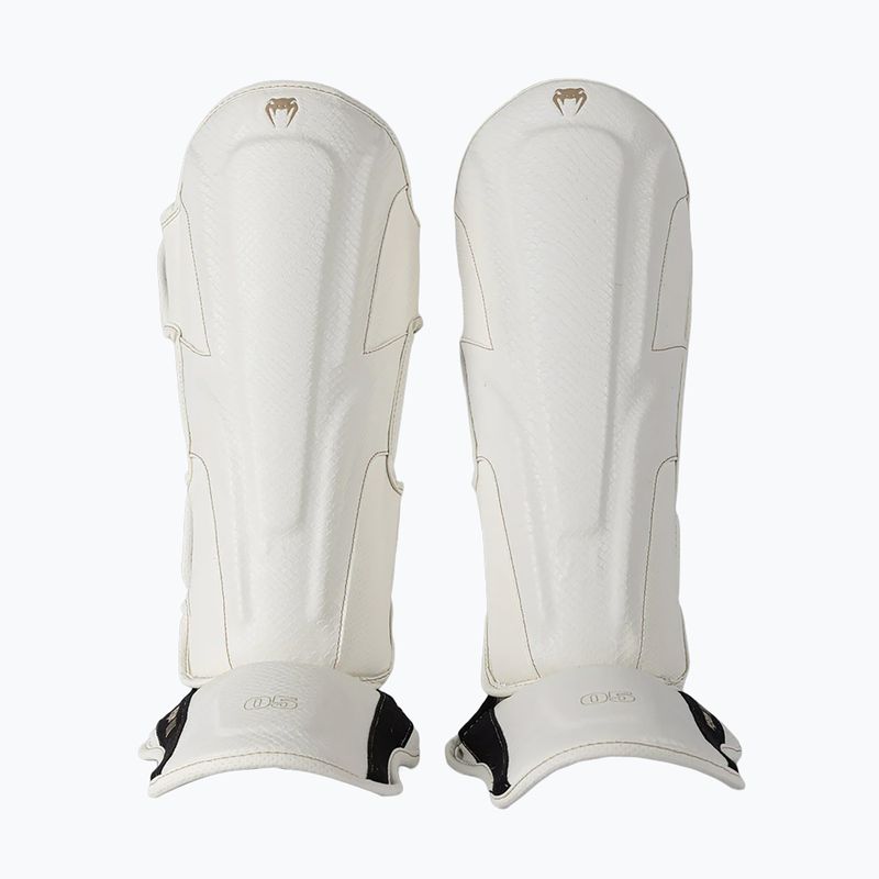 Blauzdų ir pėdų apsaugos Venum Impact Evo Scales Shinguards ivory