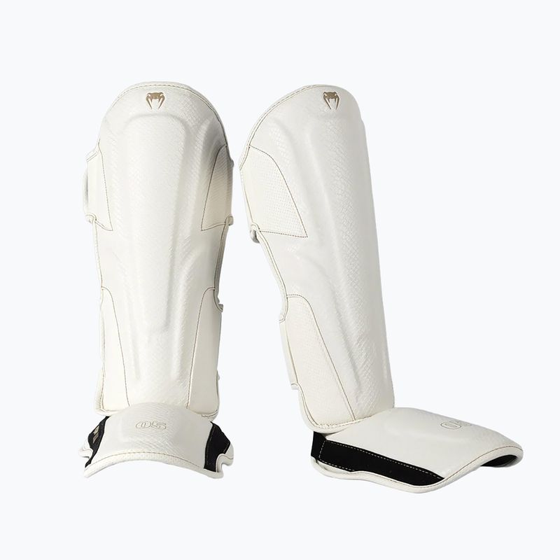 Blauzdų ir pėdų apsaugos Venum Impact Evo Scales Shinguards ivory 2