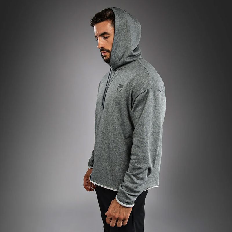 Vyriškas džemperis Venum Divide Hoodie šviesiai pilkas 4