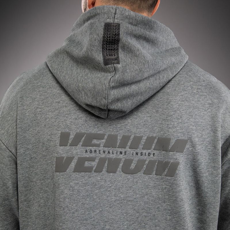 Vyriškas džemperis Venum Divide Hoodie šviesiai pilkas 6