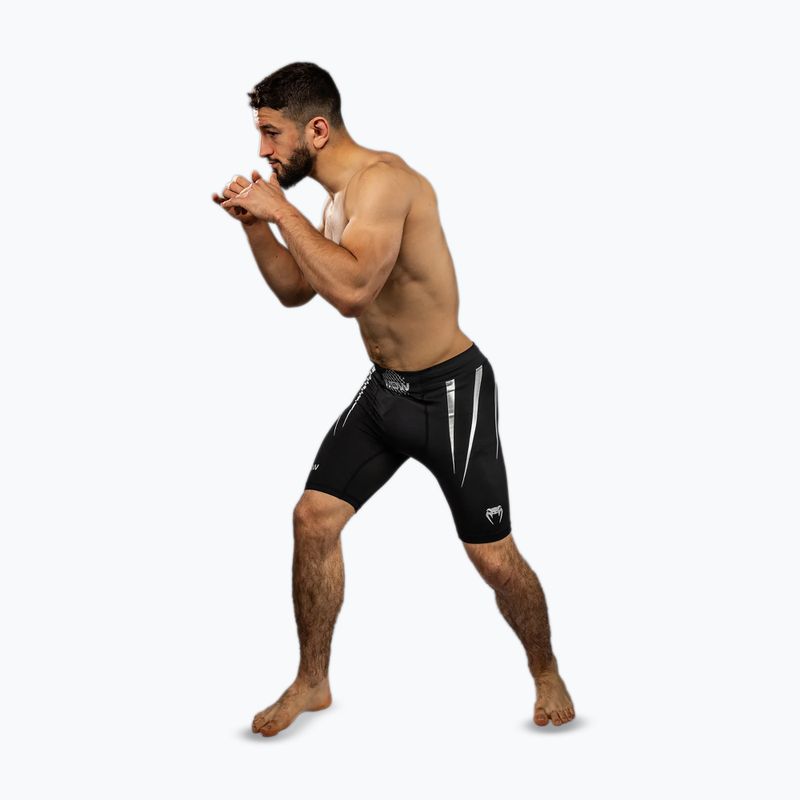 Vyriški treniruočių šortai Venum X WOW FC Vale Tudo juoda/sidabrinė pilka 3