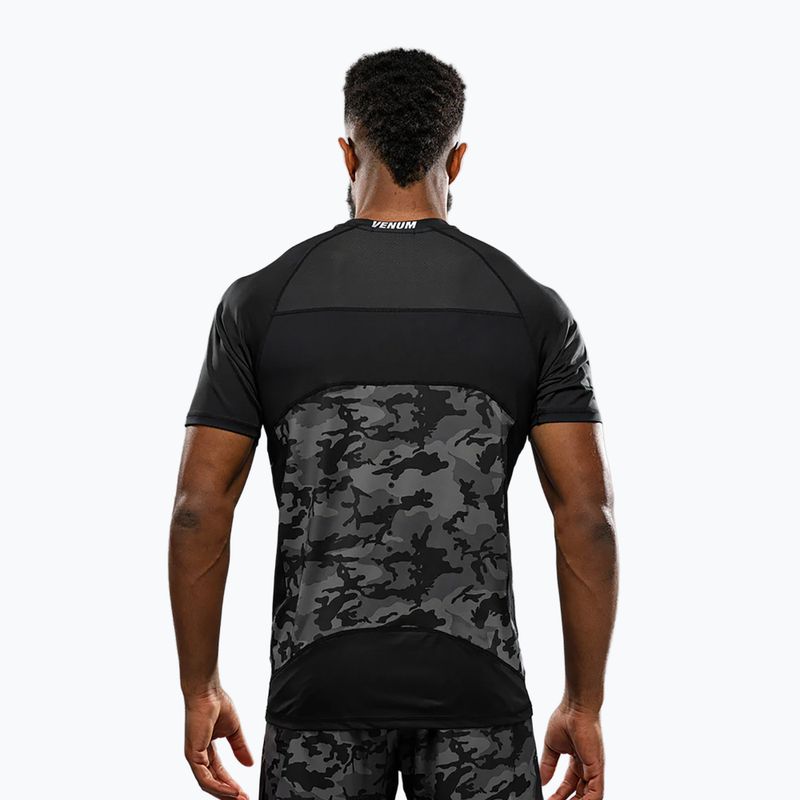 Vyriški treniruočių marškinėliai Venum X Polaris Dry Tech juoda/rūko pilka 3