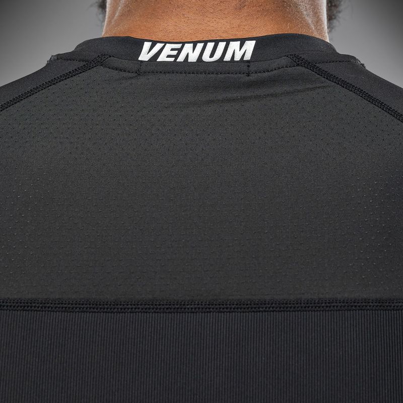 Vyriški treniruočių marškinėliai Venum X Polaris Dry Tech juoda/rūko pilka 7
