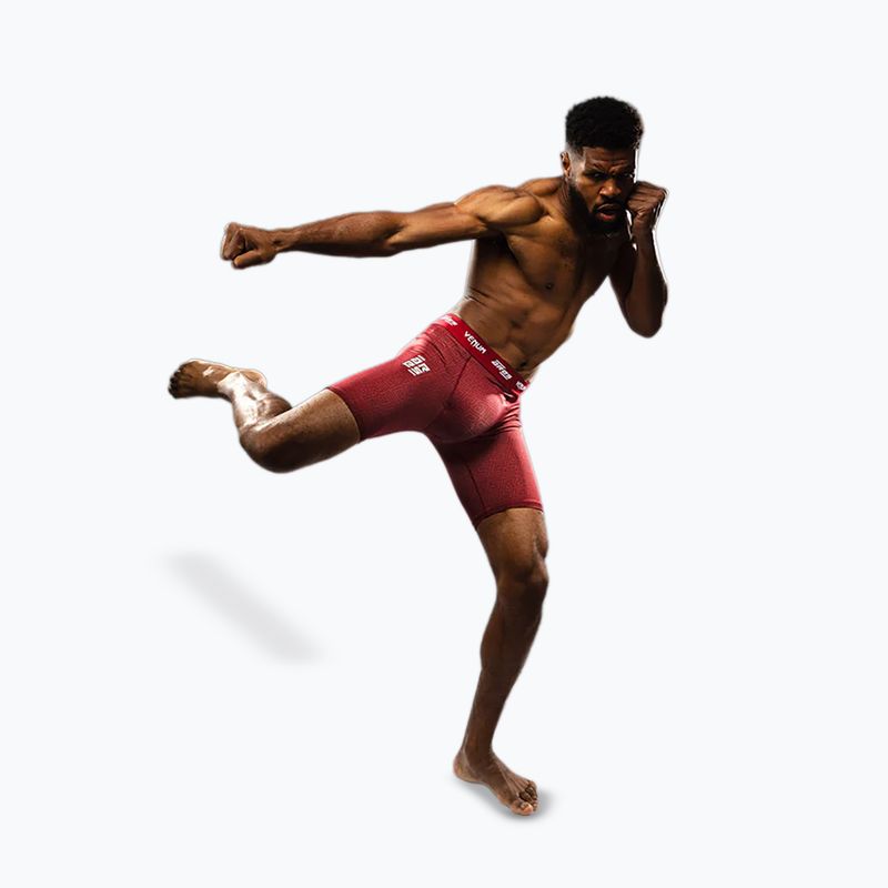 Vyriški treniruočių šortai Venum X Ares 2.0 Vale Tudo bordo spalvos 5