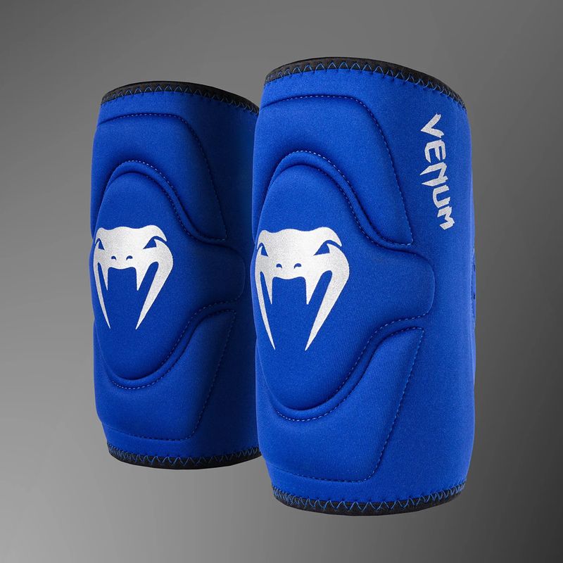 Kelio apsaugos Venum Kontact Knee Pad royal blue/silver 2