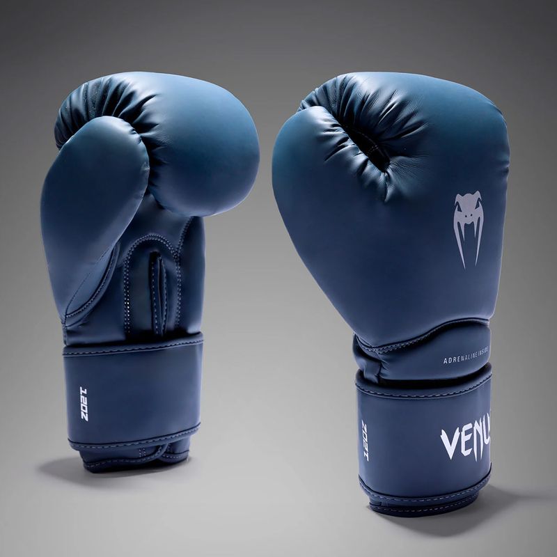 Bokso pirštinės Venum Contender 1.5 midnight blue/ silver 2