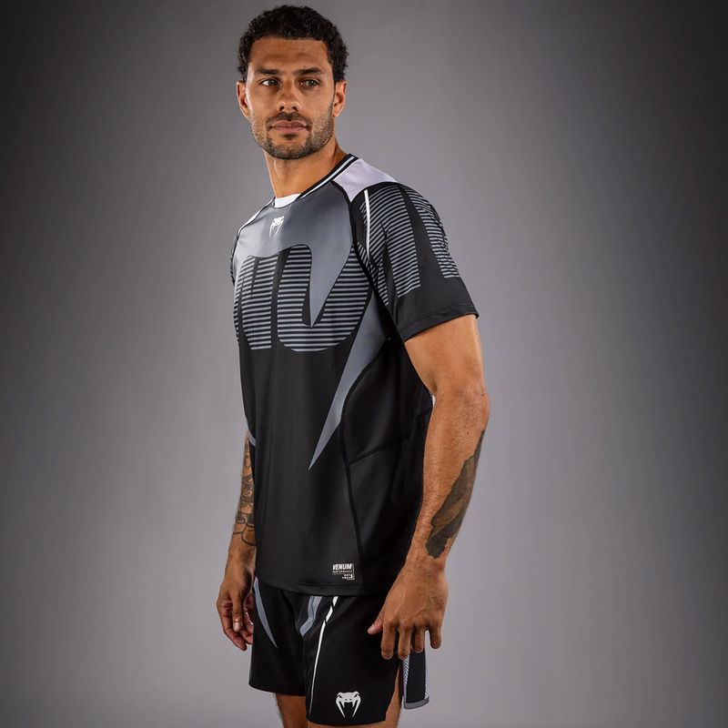 Vyriški marškinėliai Venum Adrenaline Dry-tech black/silver grey 4