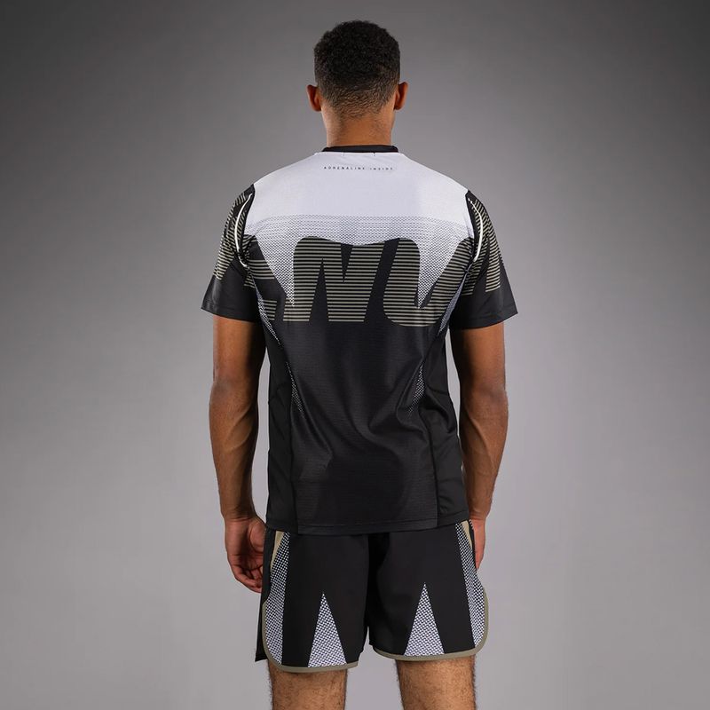 Vyriški marškinėliai Venum Adrenaline Dry-tech black/sand 3