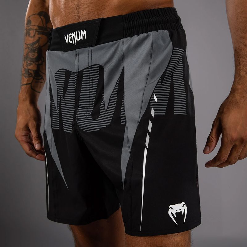 Vyriški treniruočių šortai Venum Adrenaline Fight black/silver grey 5