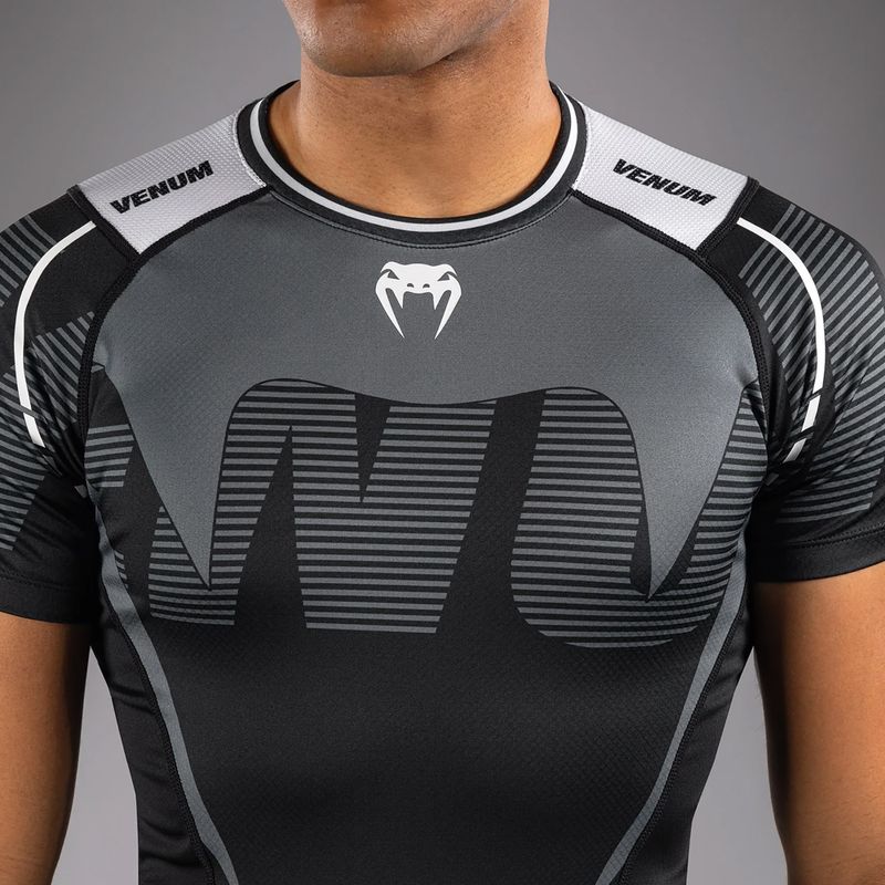 Vyriškas rashguard Venum Adrenaline Rashguard black/silver grey 5