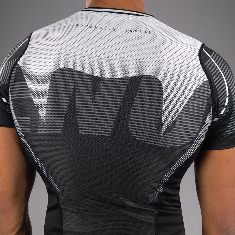 Vyriškas rashguard Venum Adrenaline Rashguard black/silver grey 6