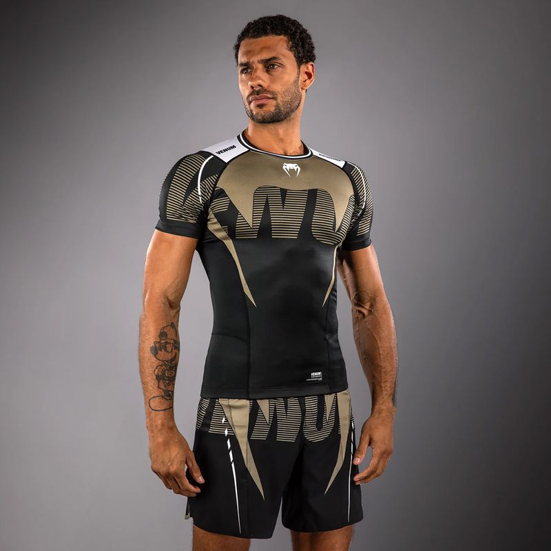Vyriškas rashguard Venum Adrenaline Rashguard black/sand 4