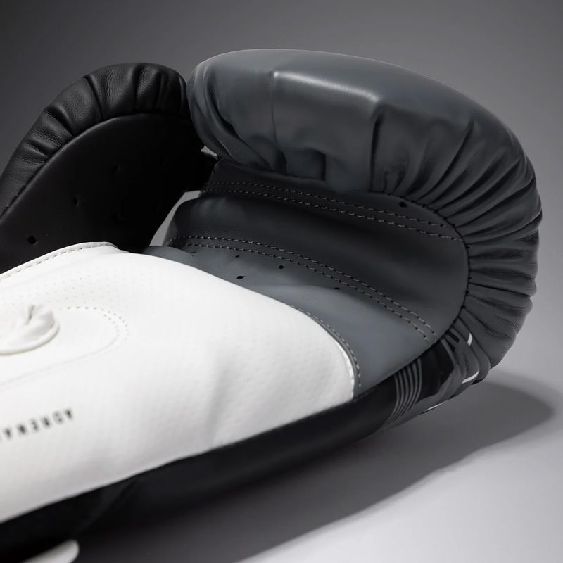 Bokso pirštinės Venum Adrenaline Boxing black/silver grey 3