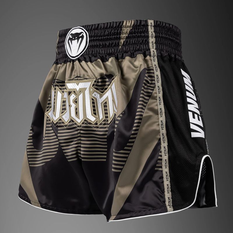 Vyriški treniruočių šortai Venum Adrenaline Muay Thai black/sand 2