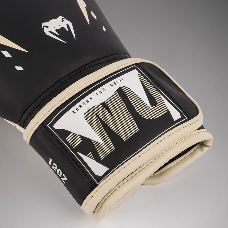 Bokso pirštinės Venum Adrenaline Boxing black/ivory 4
