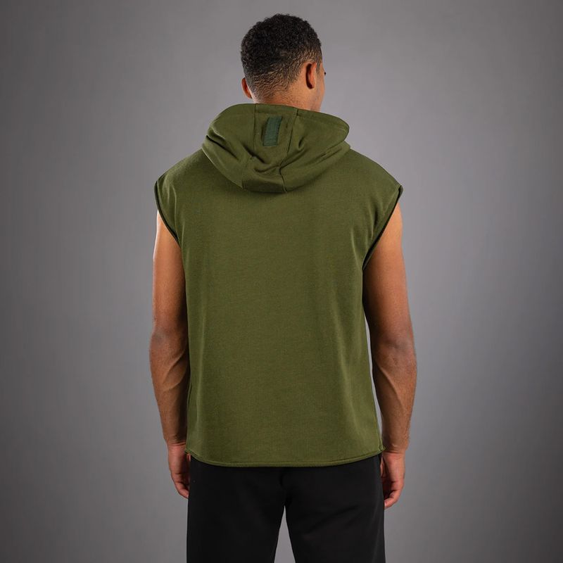 Vyriškas džemperis Venum Muay Thai VT Sleeveless Hoodie military green 2