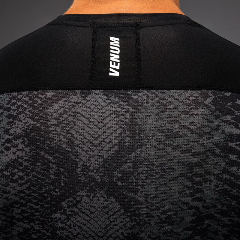 Vyriškas rashguard ilgomis rankovėmis Venum G-Fit Scales Rashguard black/charcoal grey 5