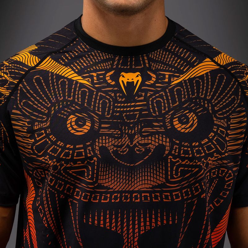 Vyriški marškinėliai Venum Quetzal Fury Dry-Tech black/fury red/tangerine 5