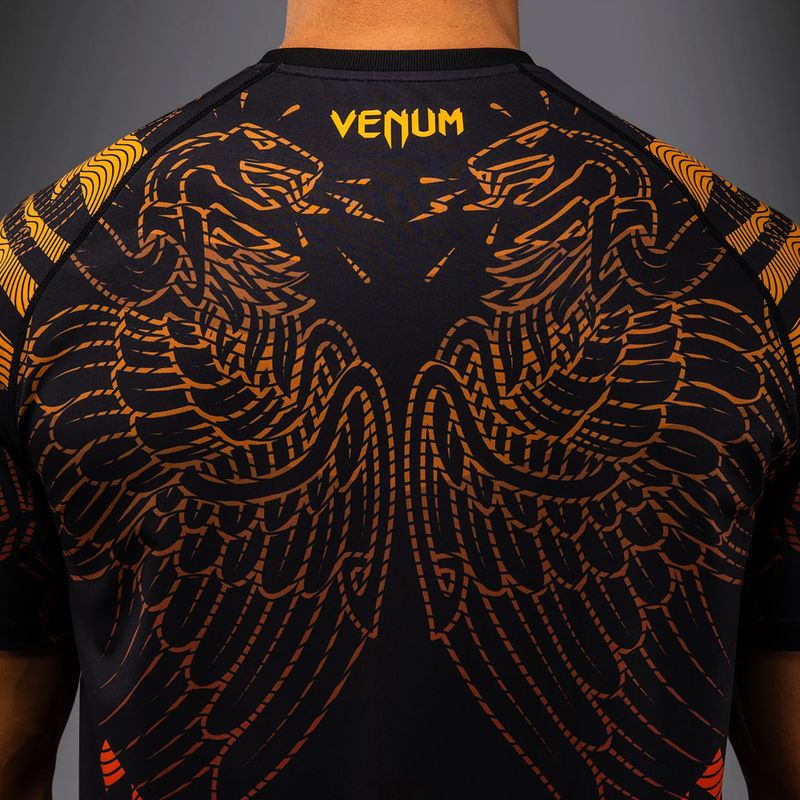 Vyriški marškinėliai Venum Quetzal Fury Dry-Tech black/fury red/tangerine 6