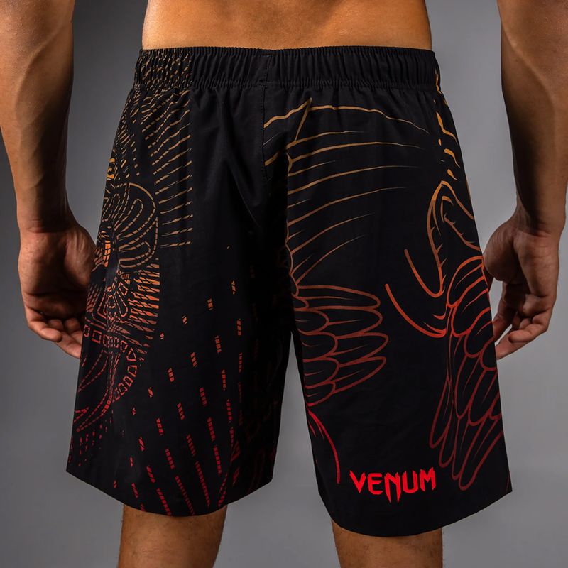 Vyriški treniruočių šortai Venum Quetzal Fury Training black/fury red/tangerine 5