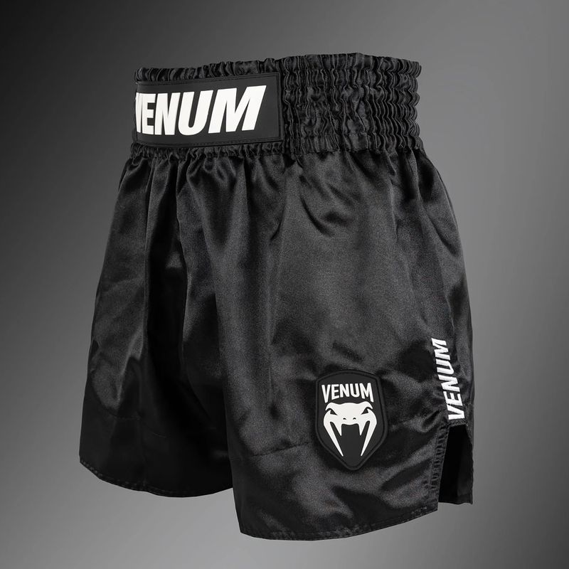 Vyriški treniruočių šortai Venum Classic Evo Muay Thai black/white 3