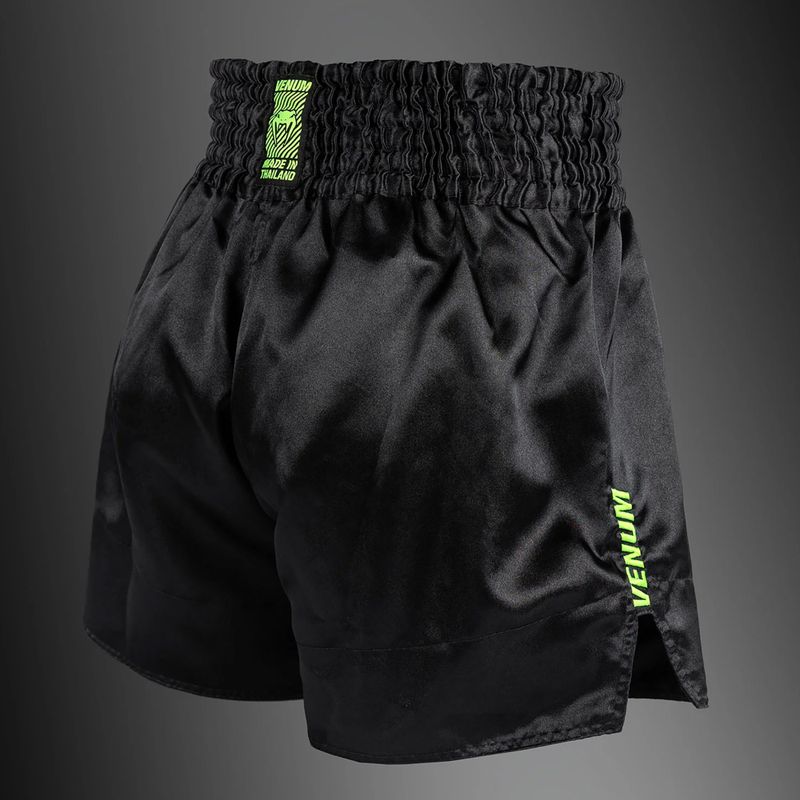 Vyriški treniruočių šortai Venum Classic Evo Muay Thai black/neon yellow 4
