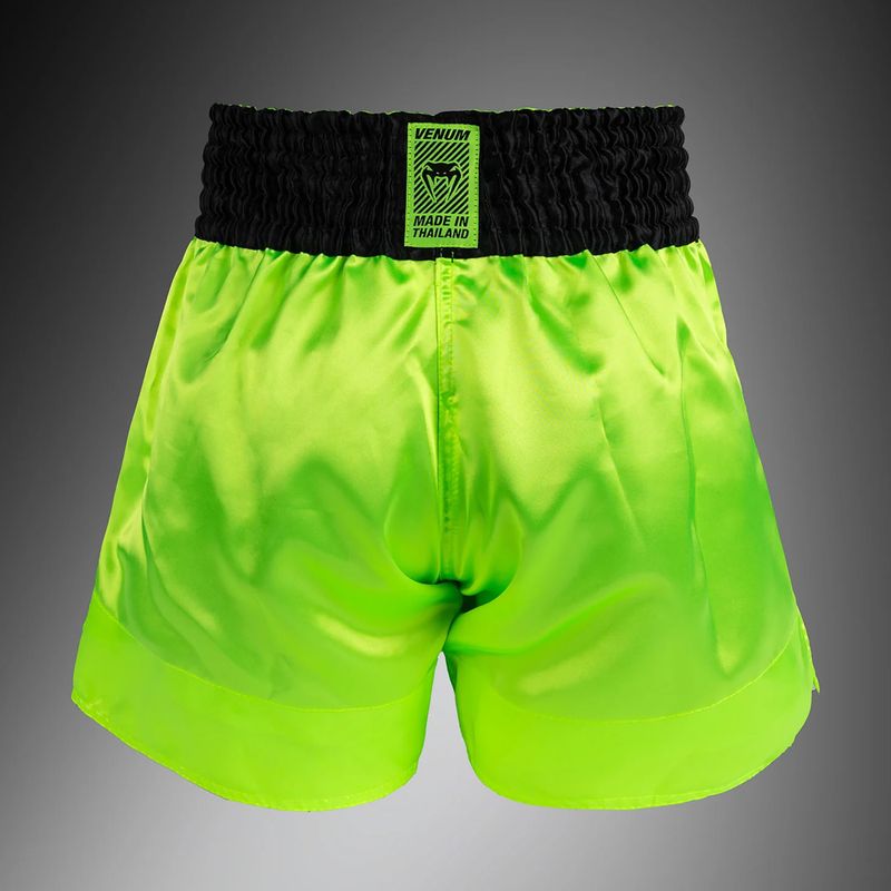 Vyriški treniruočių šortai Venum Classic Evo Muay Thai neon yellow/black 2
