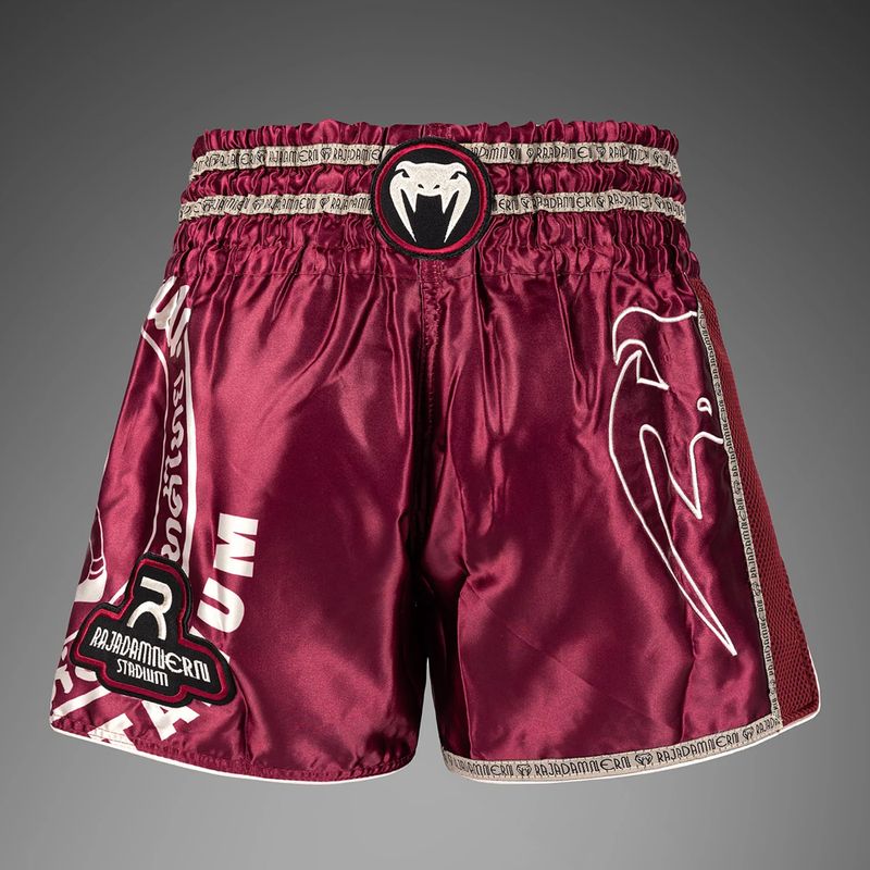 Vyriški treniruočių šortai Venum x Rajadamnern Muay Thai burgundy 2
