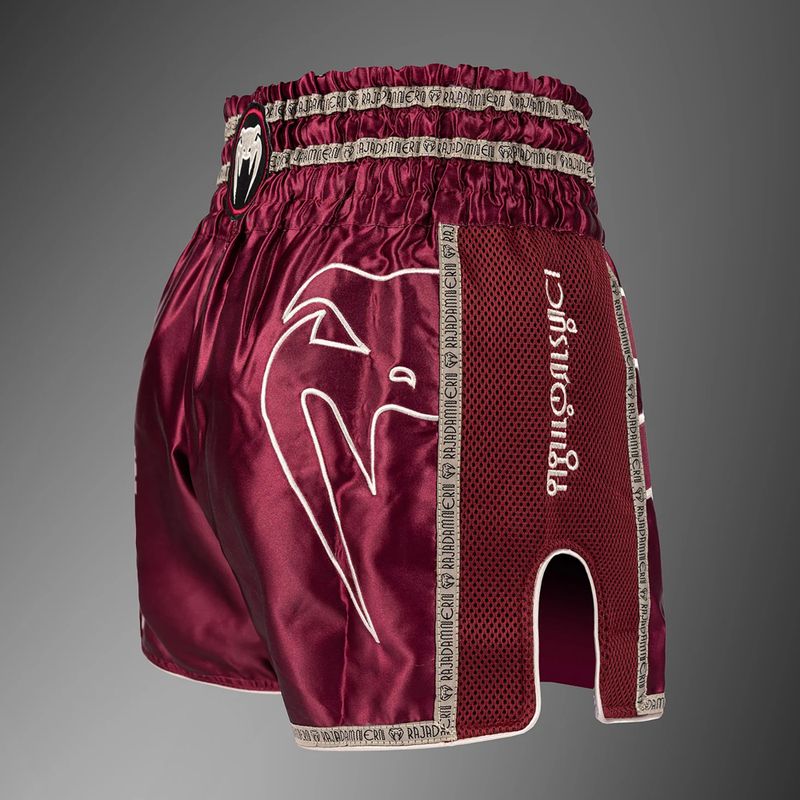 Vyriški treniruočių šortai Venum x Rajadamnern Muay Thai burgundy 4