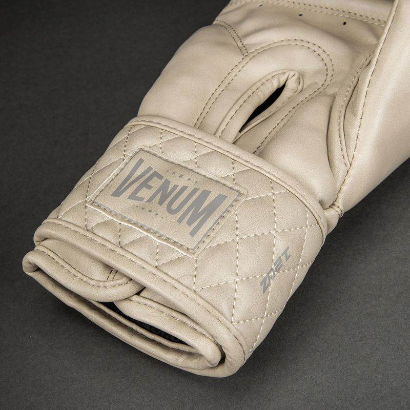 Bokso pirštinės Venum Impact Classic Boxing ivory 4