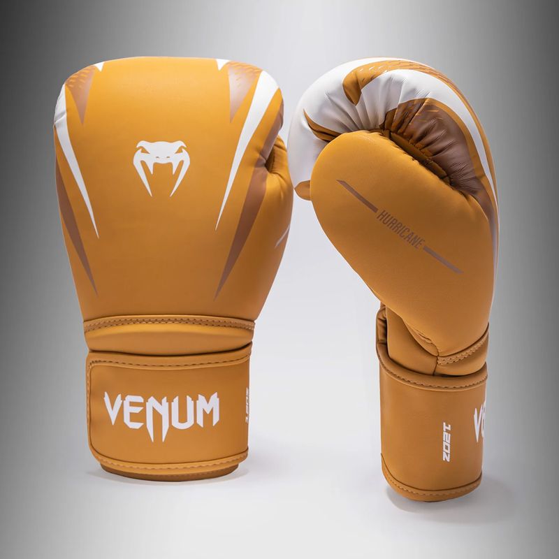 Bokso pirštinės Venum Hurricane Boxing havana/white 2