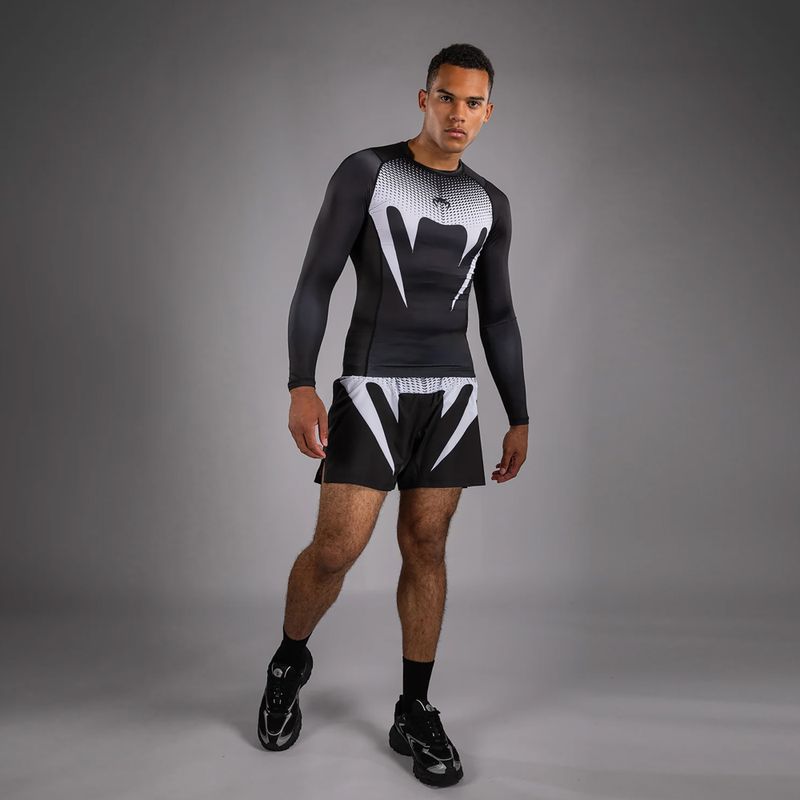 Vyriškas rashguard ilgomis rankovėmis Venum No Gi Rashguards black/white 2