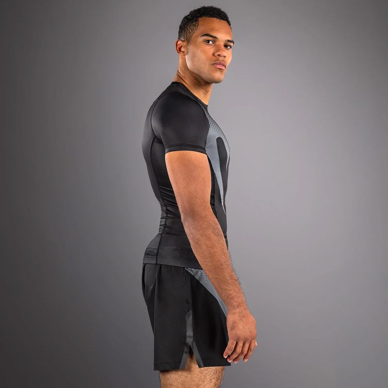Vyriškas rashguard Venum No Gi Rashguards black/silver grey 4